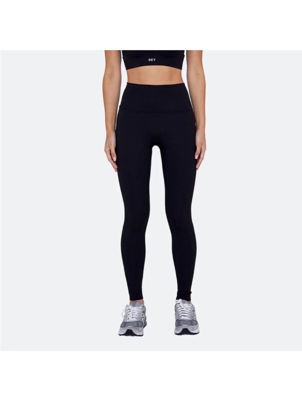 SET ACTIVE LUXFORM Black Leggings, size small